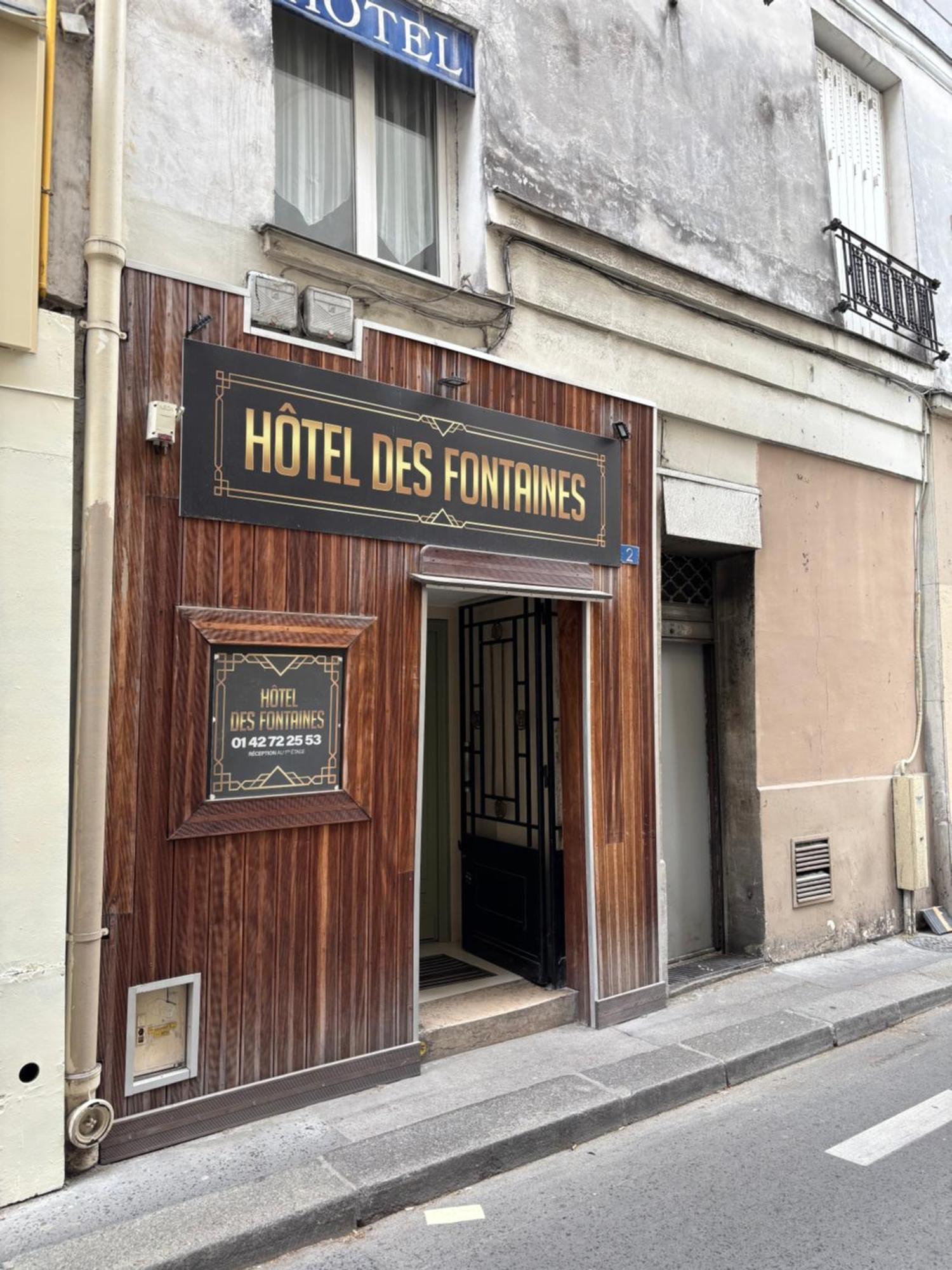 Hotel Des Fontaines Párizs Kültér fotó
