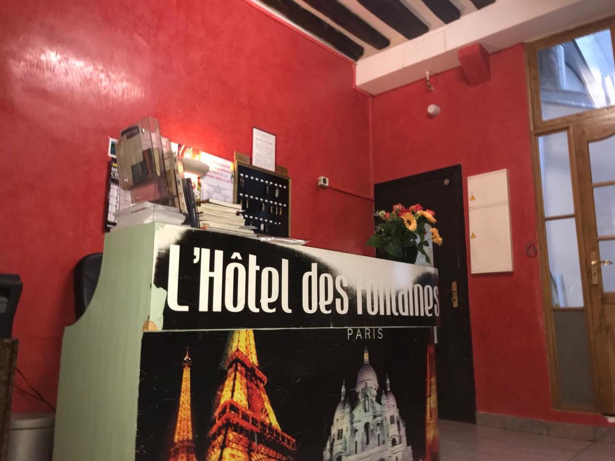 Hotel Des Fontaines Párizs Kültér fotó